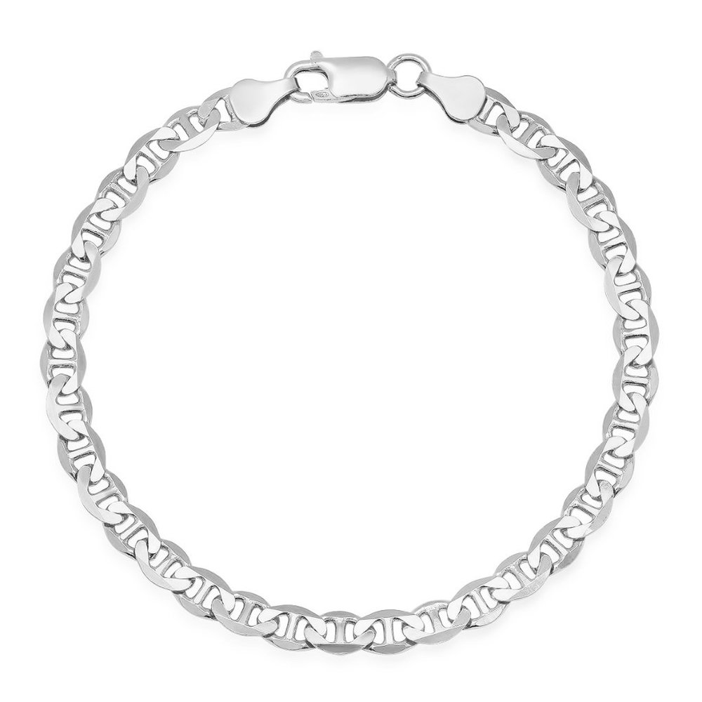 Mens Thick Gucci Mariner Chain Bracelet - 8.5" inches - 925 Italy